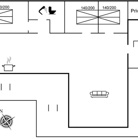 Adde - 1km From The Sea By Interhome Hébergement de vacances
